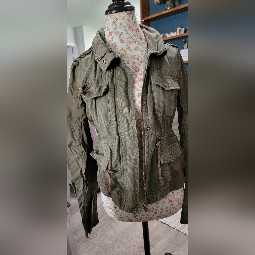 American Rag Green Utility Jacket for Women Size Small